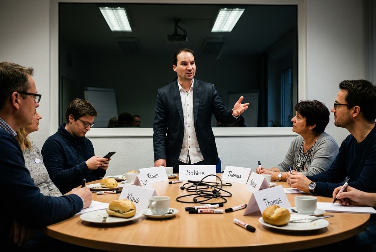 Professionelle Fokusgruppe — Gruppendiskussion mit 6–10 Teilnehmern in der qualitativen Marktforschung